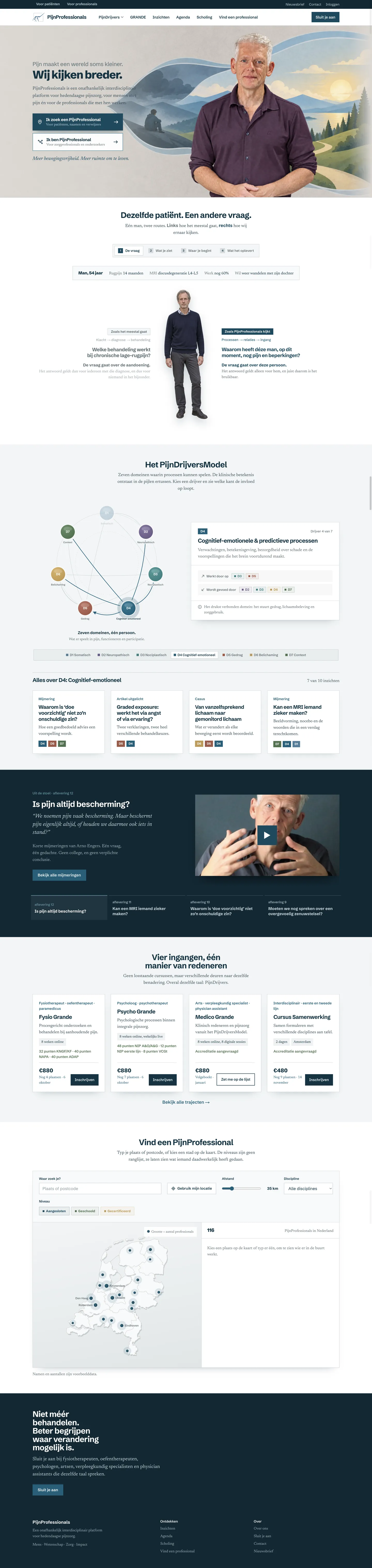 PijnProfessionals home page